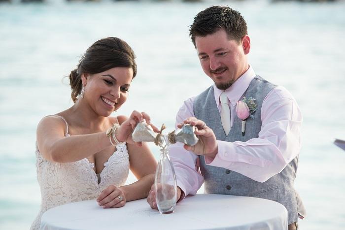 Aruba Beach Wedding | Sand Ceremony Unity Candle | Beach Brides