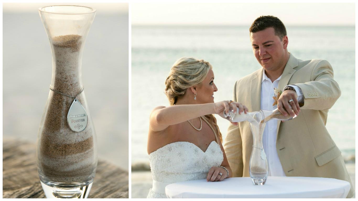 Aruba Beach Wedding | Sand Ceremony Unity Candle | Beach Brides