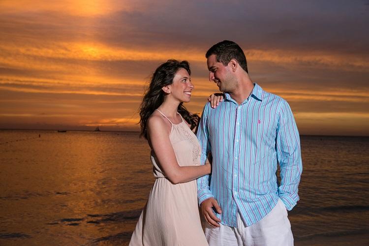 Aruba Engagement-Moon | Aruba Destination Wedding | Beach Brides