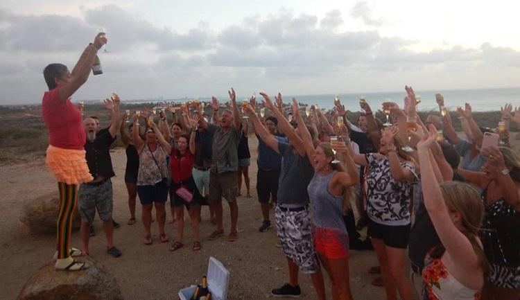 Aruba Weddings | Aruba Kukoo Kunuku Party Bus | Aruba Beach Brides