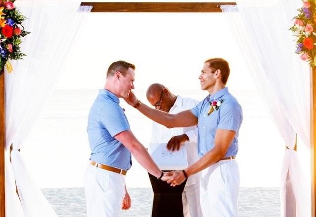 Aruba Destination Wedding | Mark and Paul say I Do | Beach Brides 