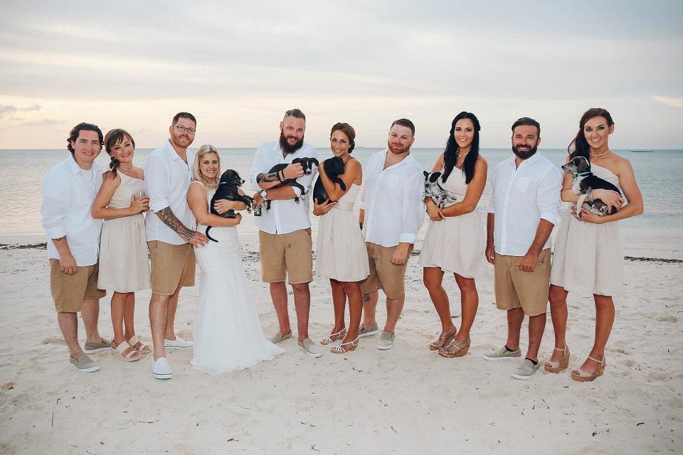 Aruba Destination Wedding | Beach Brides | And they called it puppy love... real wedding story