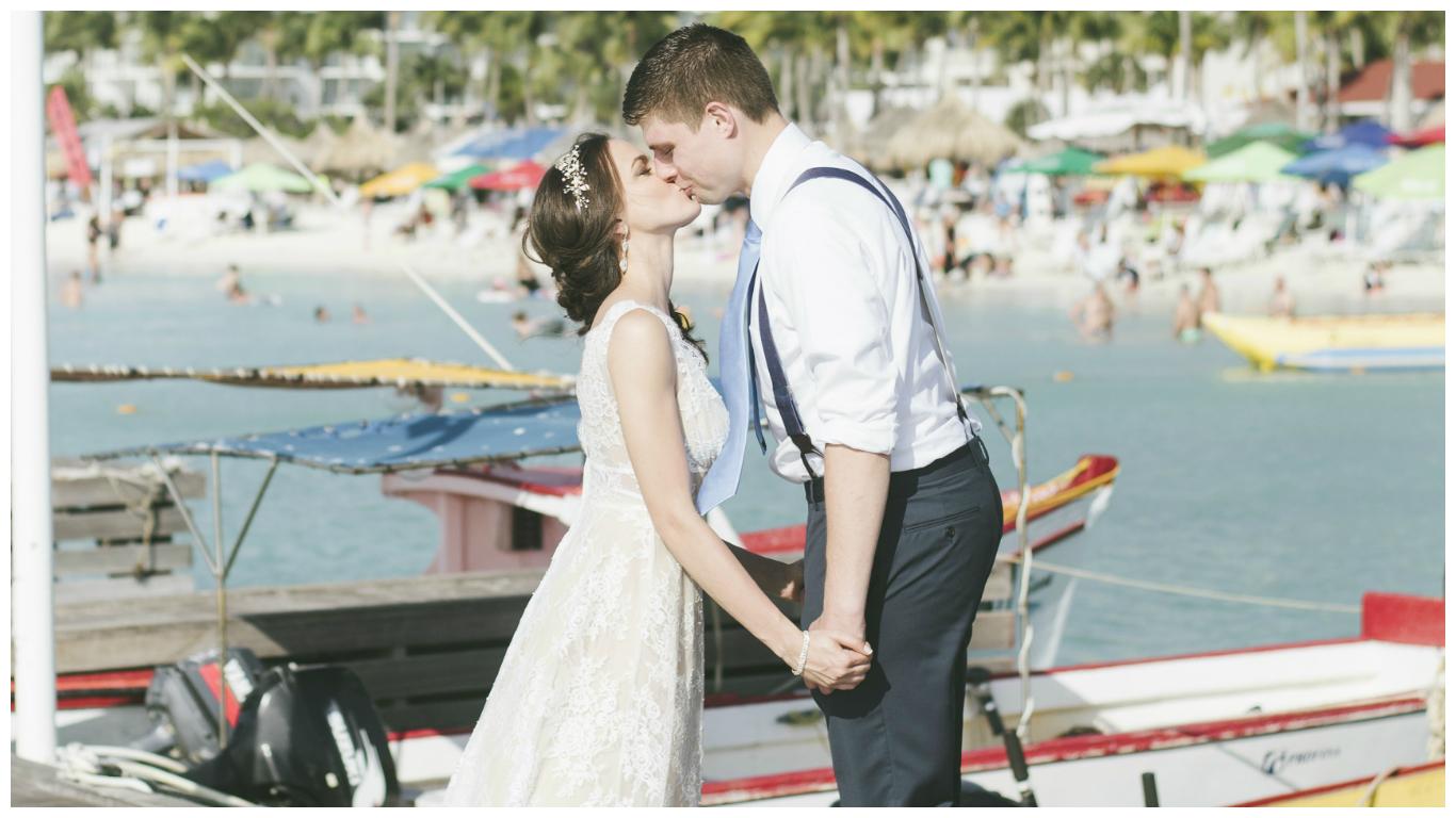 Aruba Destination Wedding| Aruba Beach Wedding | Sabrina and Sasha Aruba Wedding Story