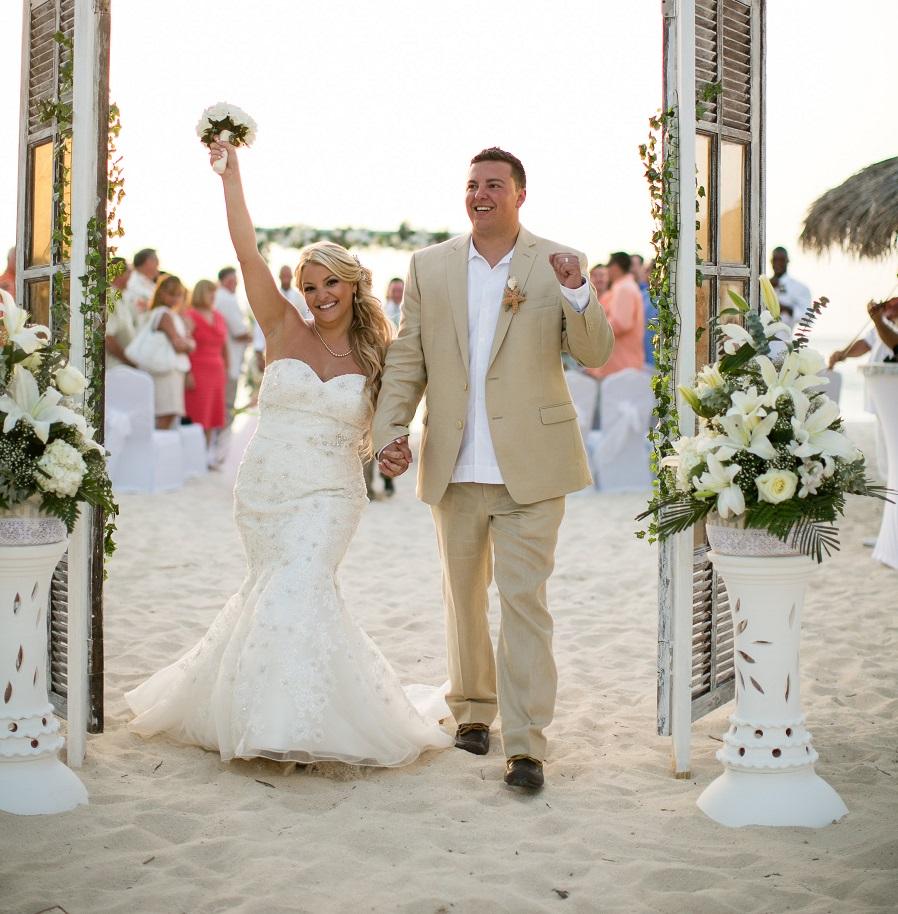 Stephanie's Wedding Dress | Aruba Beach Wedding |  Beach Brides